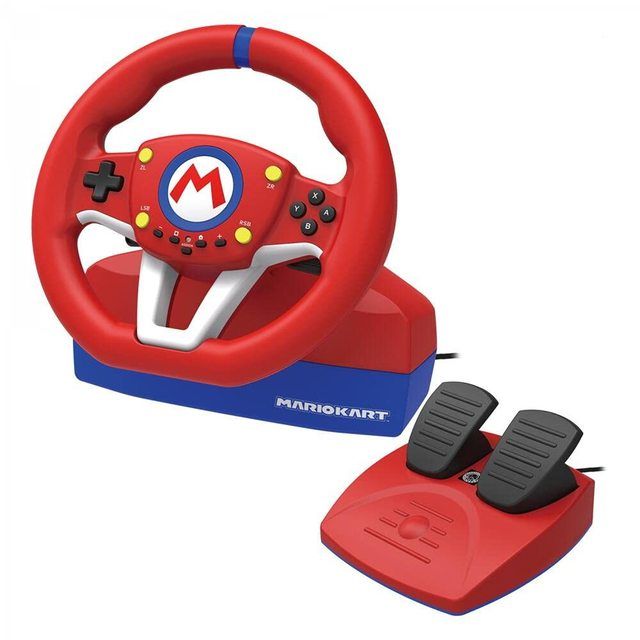 Žaidimų vairas HORI Mario Kart Racing Wheel Pro Mini for Nintendo Switch