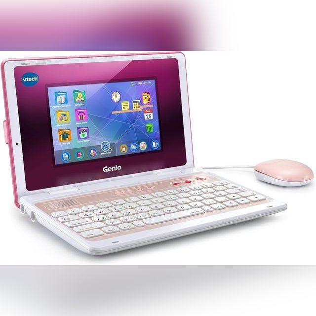 Vaikiškas kompiuteris VTech Genio Lernlaptop XL Pink