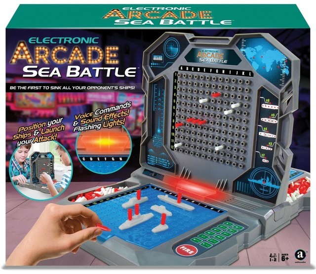 Stalo žaidimas Laivų mūšis Electronic Arcade Sea Battle