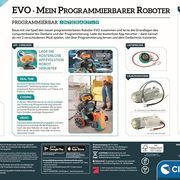 Clementoni Robotas - konstruktorius Galileo Robotics EVO Mein programmierbarer Roboter Bausatz