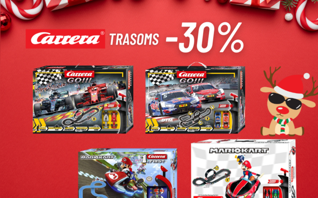 Kalėdinė kaina ! Carrera trasoms -30%