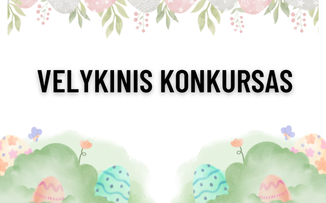 Velykinis "Facebook" foto konkursas „Velykinis margutis“