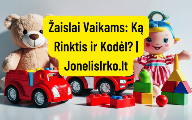 Žaislai Vaikams: Ką Rinktis ir Kodėl? | JonelisIrko.lt