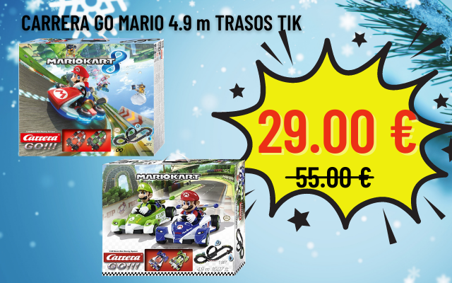 CARRERA GO MARIO 4.9 m TRASOS TIK 29.00 €