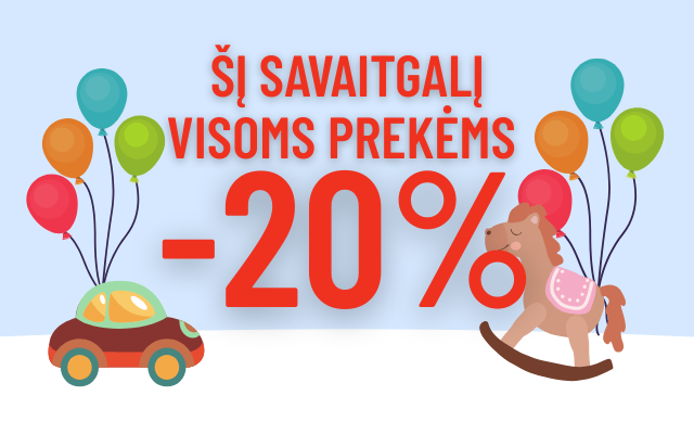 Visoms* PREKĖMS -20% nuo 2025-06-20 iki 2025-06-22 (imtinai)