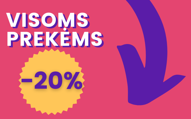 Visoms PREKĖMS -20% iki 2022-03-12 imtinai
