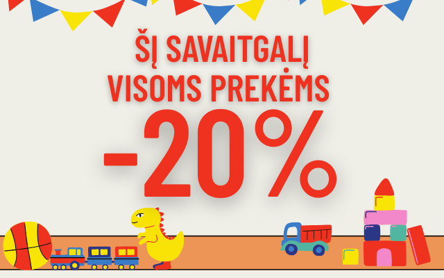 Visoms* PREKĖMS -20% nuo 2025-05-09 iki 2025-05-11 (imtinai)