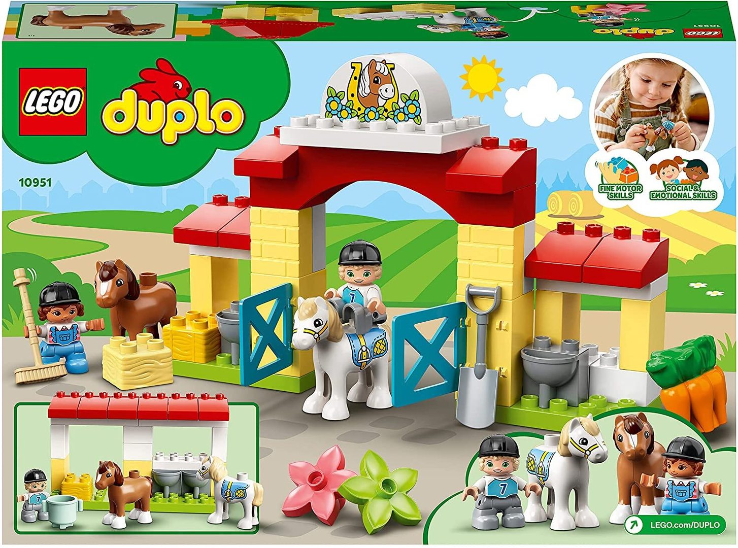10951 LEGO DUPLO Town Stable and pony care Toys for children Toy store Jonelis and Ko