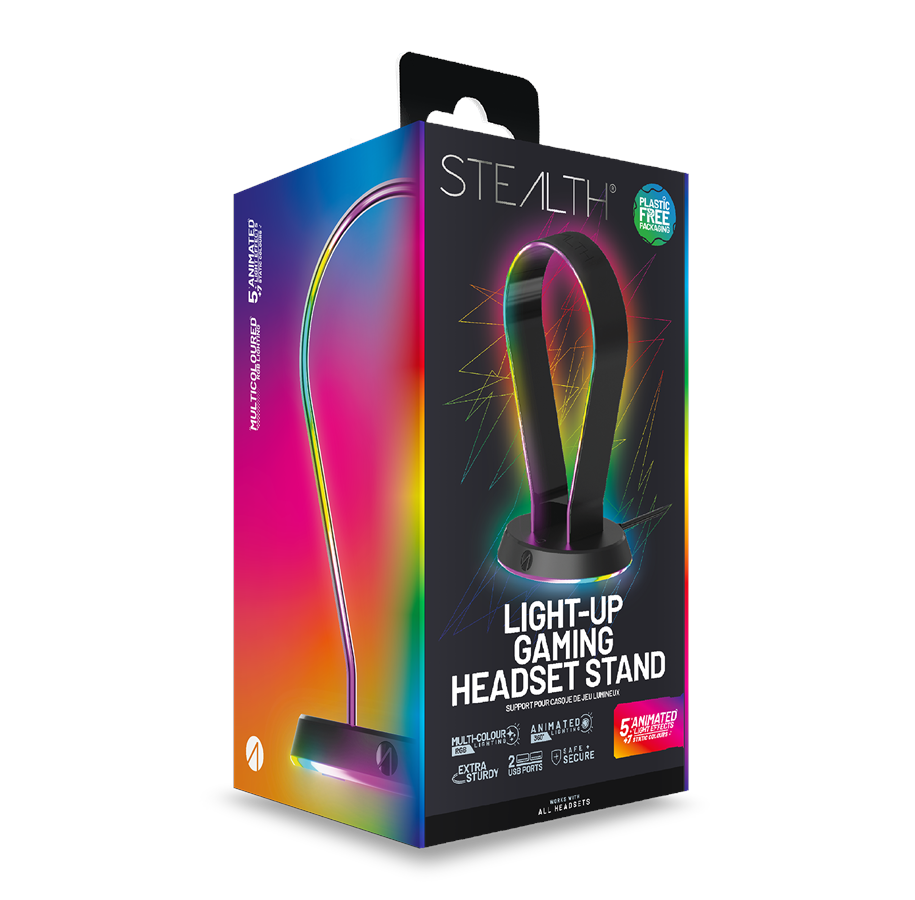 Led light up gaming headphones clearance