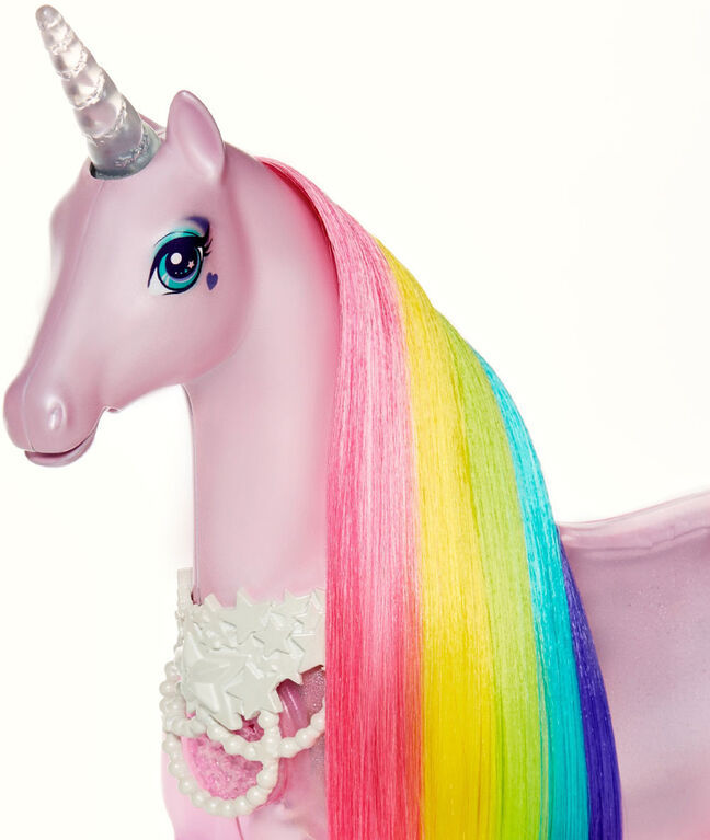 L l Barbie su vienaragiu Dreamtopia Magic Touch Unicorn Doll