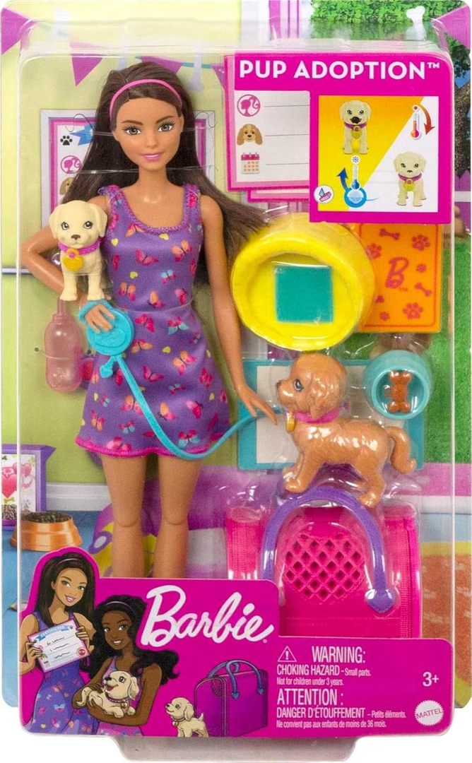 Barbie dog grooming set clearance