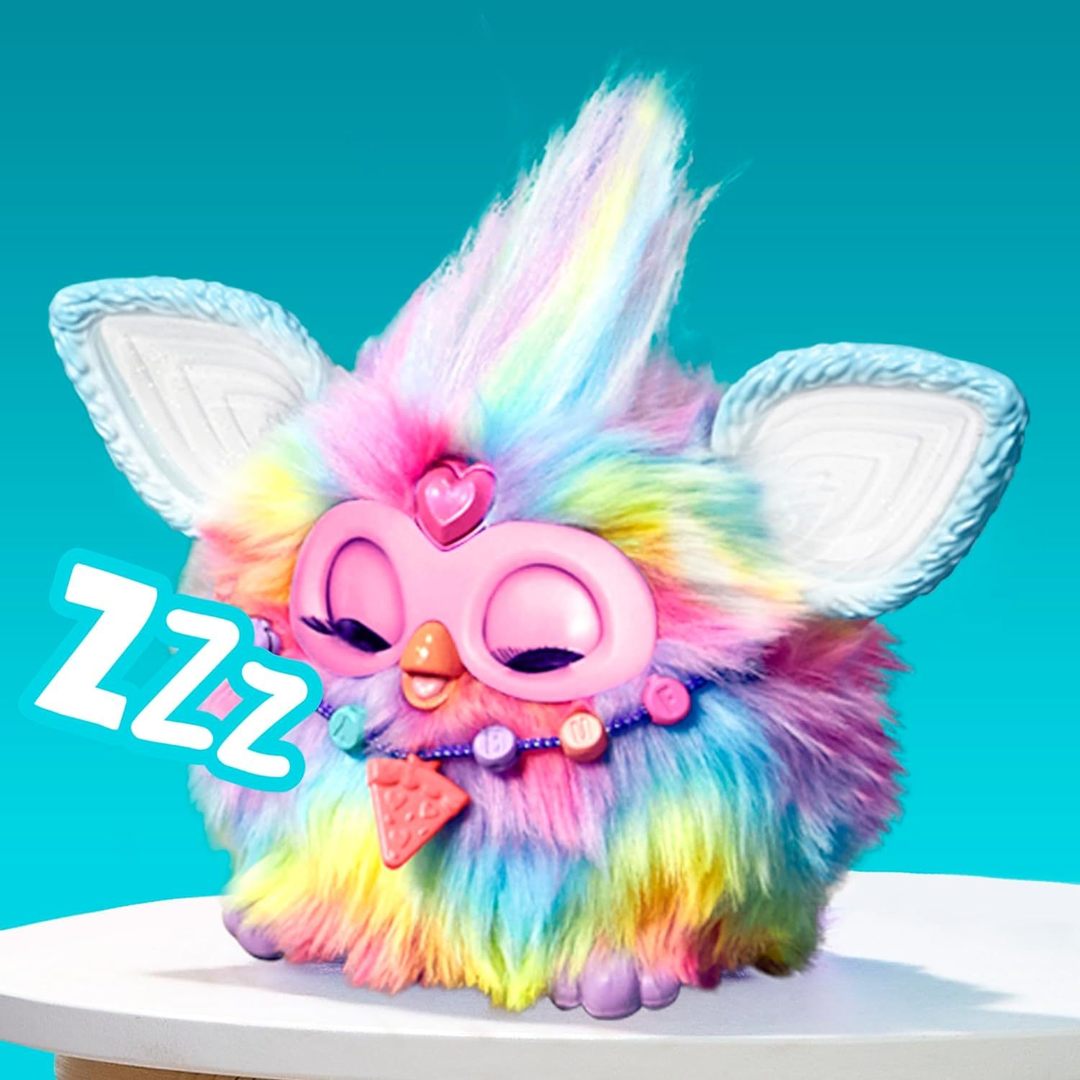 Furby Interactive Tie Dye Plush Toy (Vokiška versija