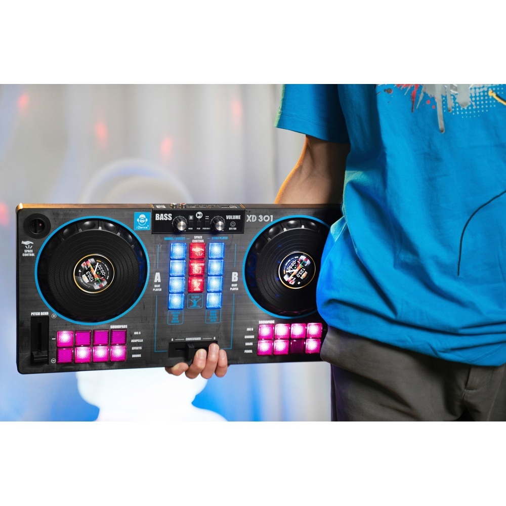 iDance Audio XD301 7-in-1 DJ mikšeris su „Bluetooth“ ir