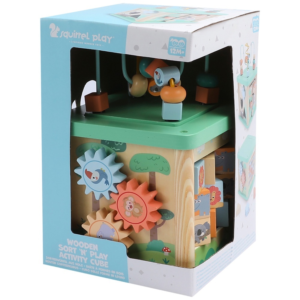 Squirrel play wooden 2025 shape sorter