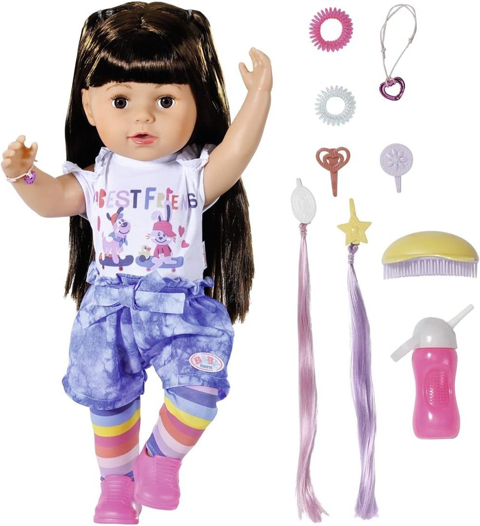 Doll BABY BORN Sister Sister brunette 43 cm Toys for children