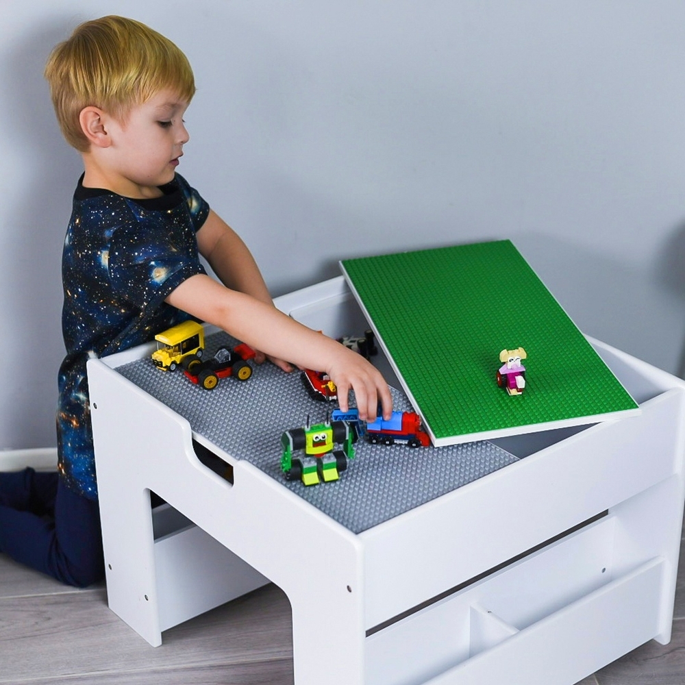 Lego brick table sales