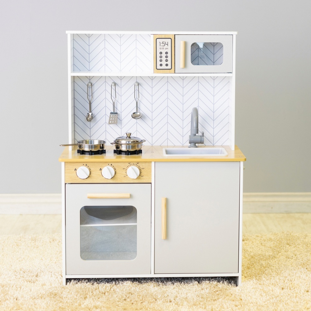 Corner wooden new arrivals play kitchen