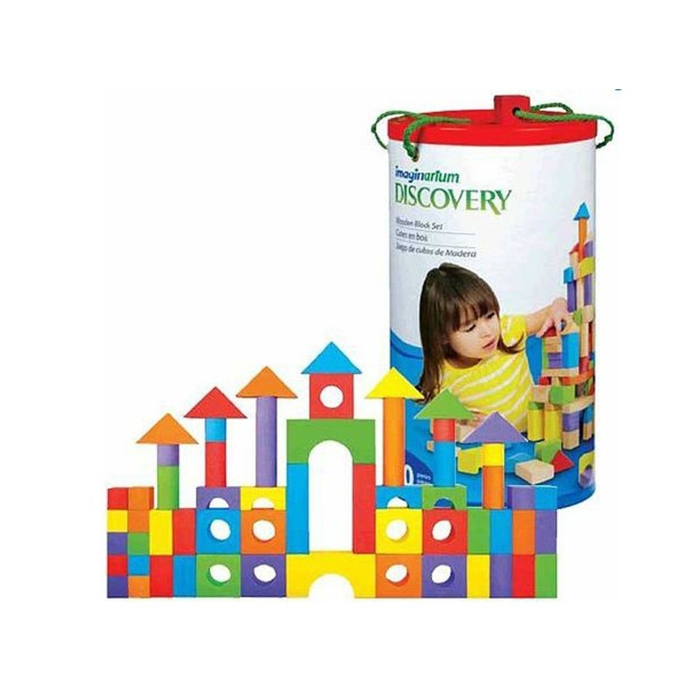 Imaginarium wooden block set hot sale