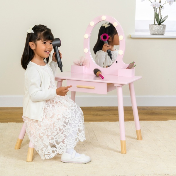 Wooden childrens vanity shop table