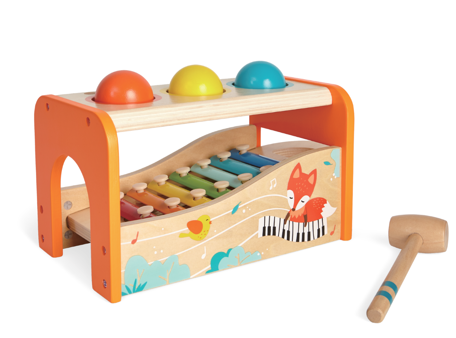 Xylophone Wooden Toy – Kubiya Games