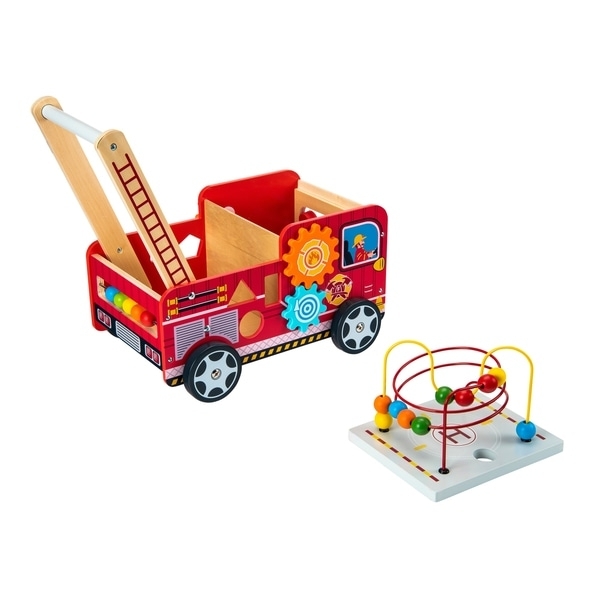Squirrel play online wooden car roll