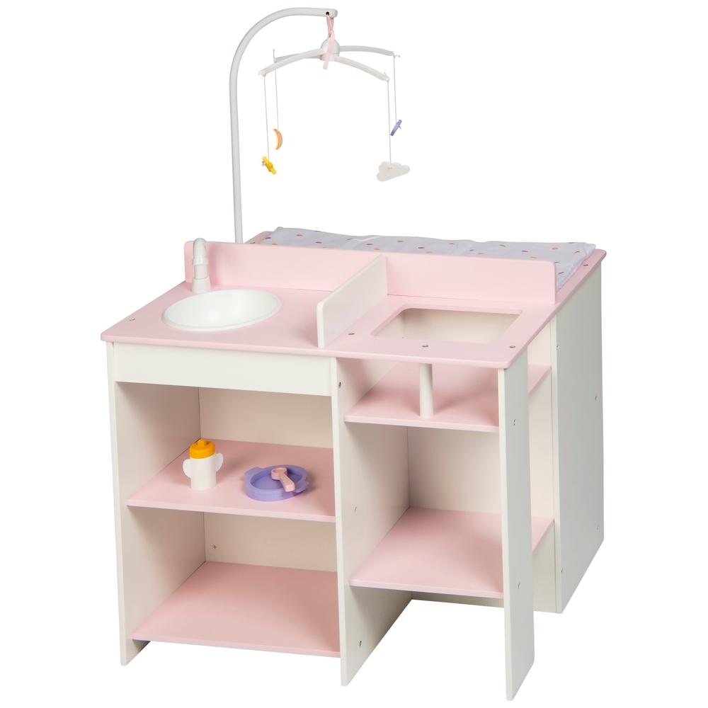 Wooden baby store doll changing table