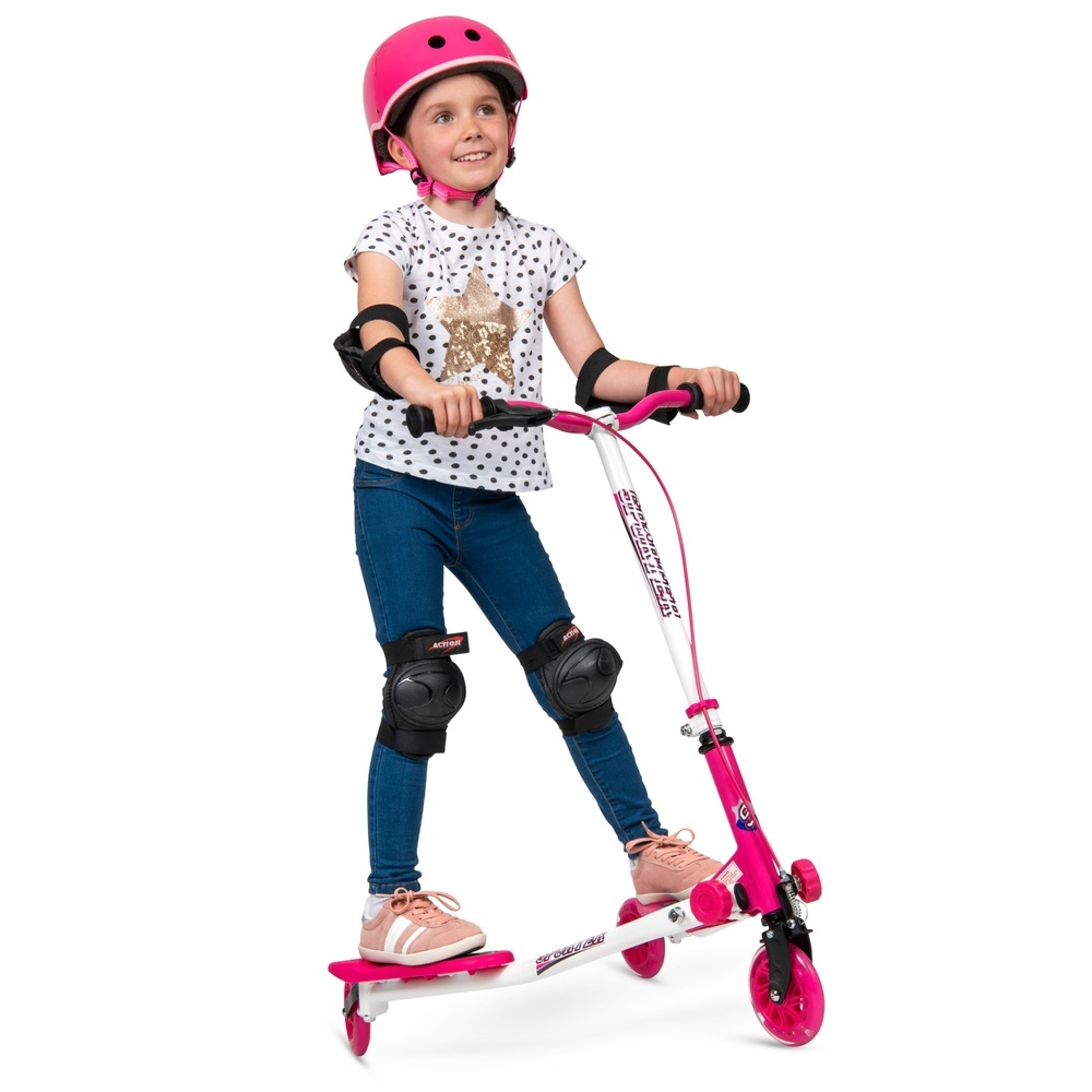 Sporter 1 pink scooter with light up wheels on sale