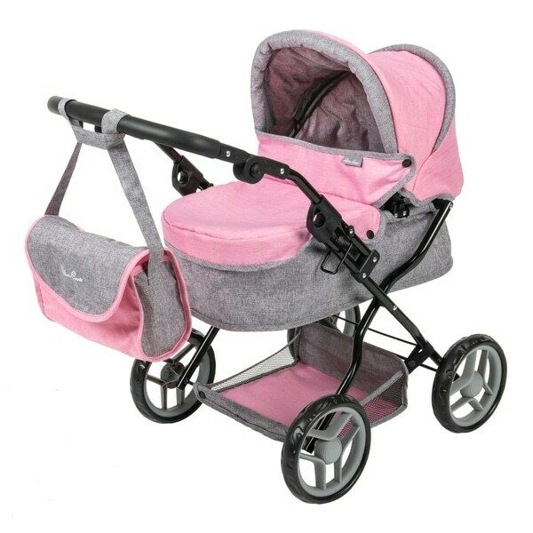 Silver cross grey online and pink stroller