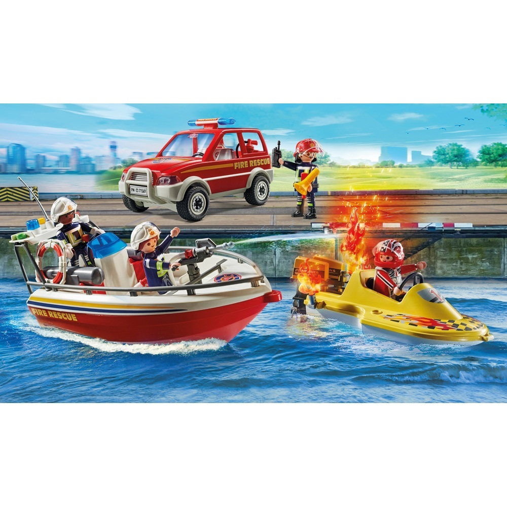 Playmobil firefighter cheap