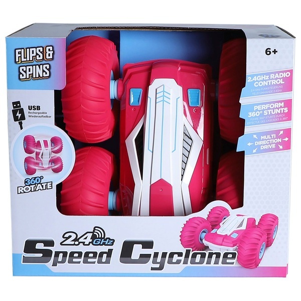 Cyclone remote control stunt car best sale