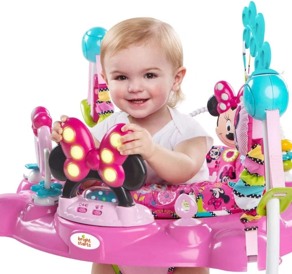 Disney baby minnie mouse online peekaboo baby activity jumper