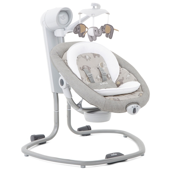 Joie Serina Electric Baby Swing Elephant Duo with Light and Sound