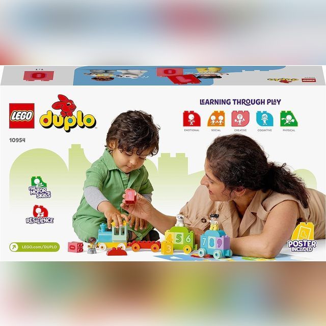 10954 LEGO® DUPLO Skaičių traukinys – išmok skaičiuoti