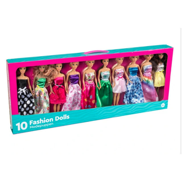 10 lėlės Fashion Dolls 10 Pack
