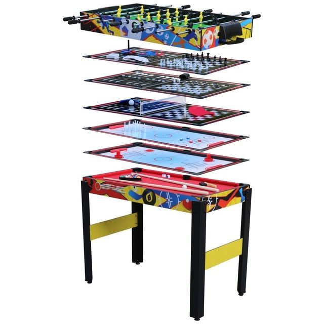 12 in 1 Daugiafunkcinis žaidimų stalas Combo Games Table - 4 Foot