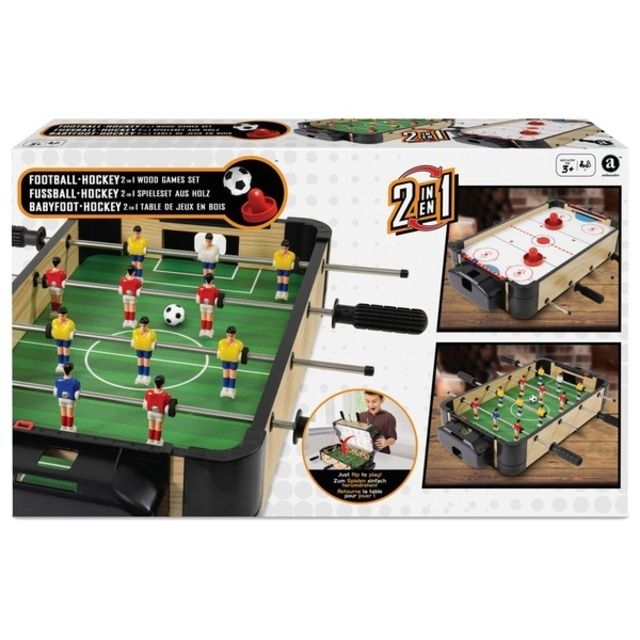 2-in-1 Games Table Football & Hockey