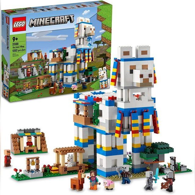21188 LEGO® Minecraft Lamų kaimas
