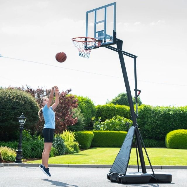 247–305 cm Thorpe Sports krepšinio stovas su 48" lenta ir atšokimo funkcija