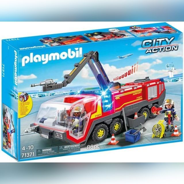PLAYMOBIL City Action oro uosto gaisrinis automobilis 71371