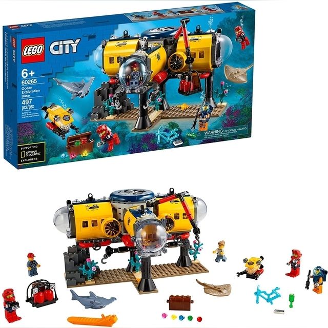 60265 LEGO City Oceans Vandenyno tyrimų bazė
