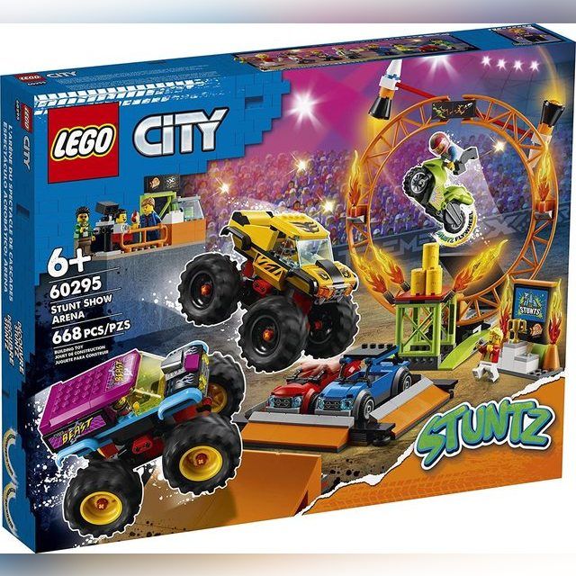 60295 LEGO® City Stuntz Kaskadininkų pasirodymo arena