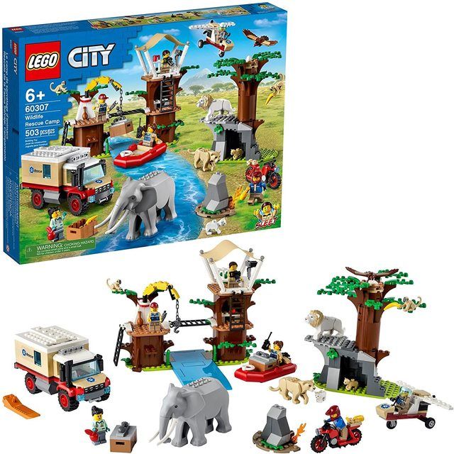 60307 LEGO® City Laukinės gamtos gelbėtojų stovyklavietė
