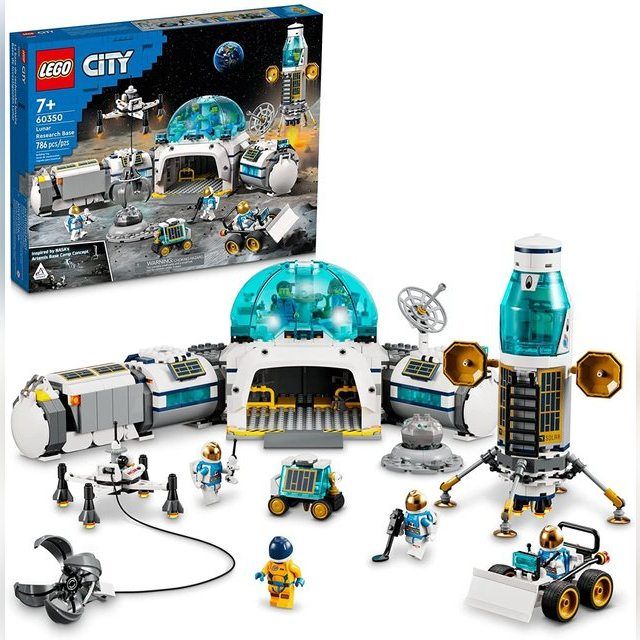 60350 LEGO® City Space Port Mėnulio tyrimų stotis