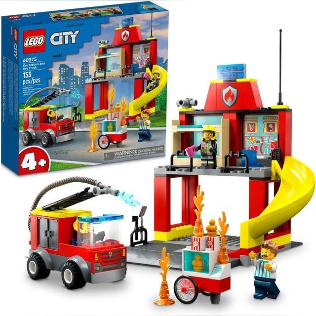 60375 LEGO® City Gaisrinė ir ugniagesių sunkvežimis