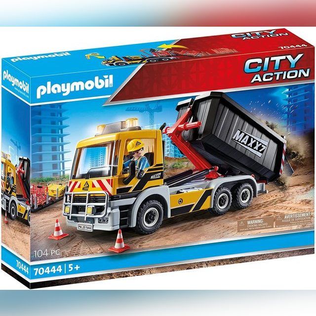 70444 PLAYMOBIL® City Action sunkvežimis su keičiamu kėbulu
