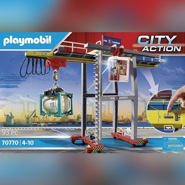70770 PLAYMOBIL® City Action container loading gantry crane