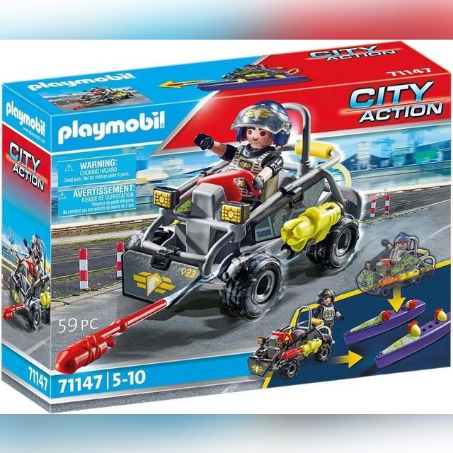 71147 PLAYMOBIL® City Action, Specialaus padalinio keturatis