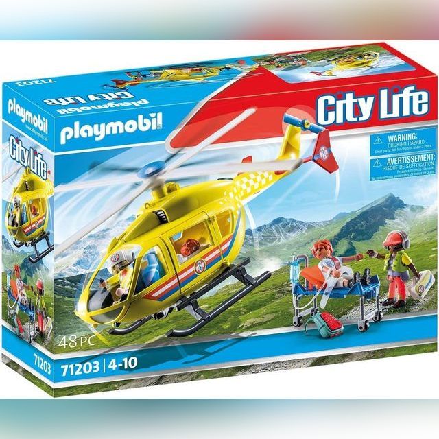 71203 PLAYMOBIL® City Life, Gelbėjimo malūnsparnis