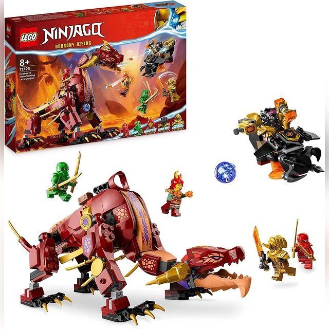 71793 LEGO® NINJAGO® Heatwave transformuojamas lavos drakonas