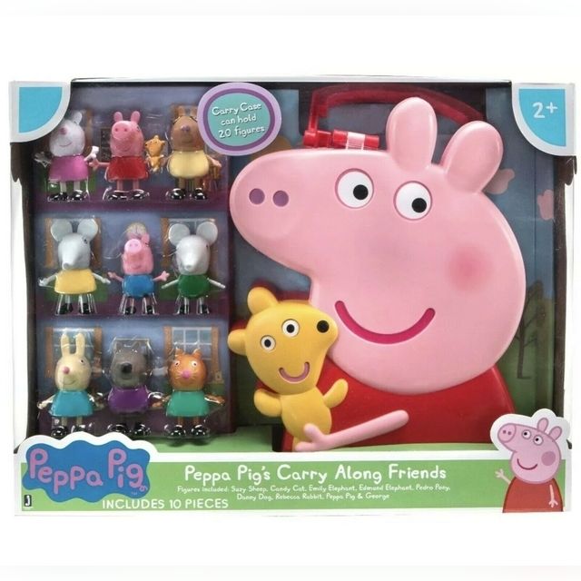 Peppa Pig Carry Along Friends - 10pc